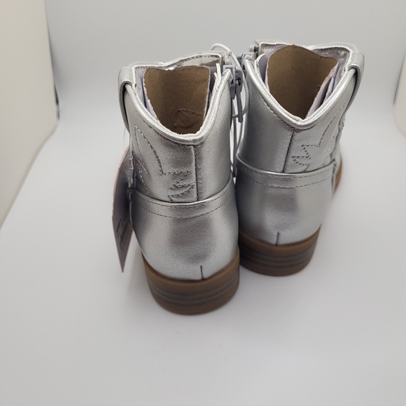 Shiny Metallic Cowgirl Boots NWT - Picture 3 of 5